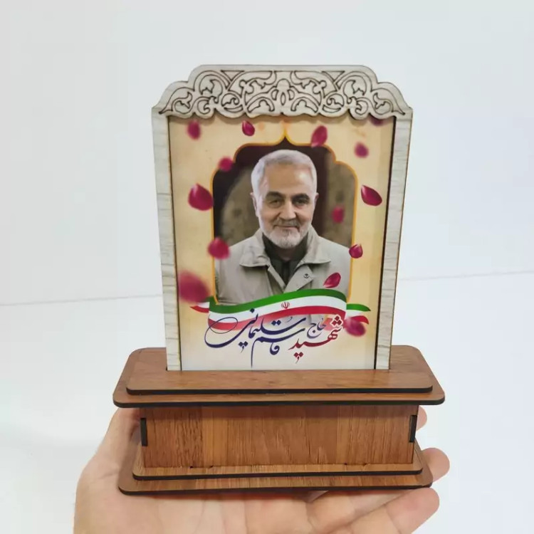 تندیس سفارشی با عکس دلخواه تا۳عدد و با قابلیت حک برند یا متن شما