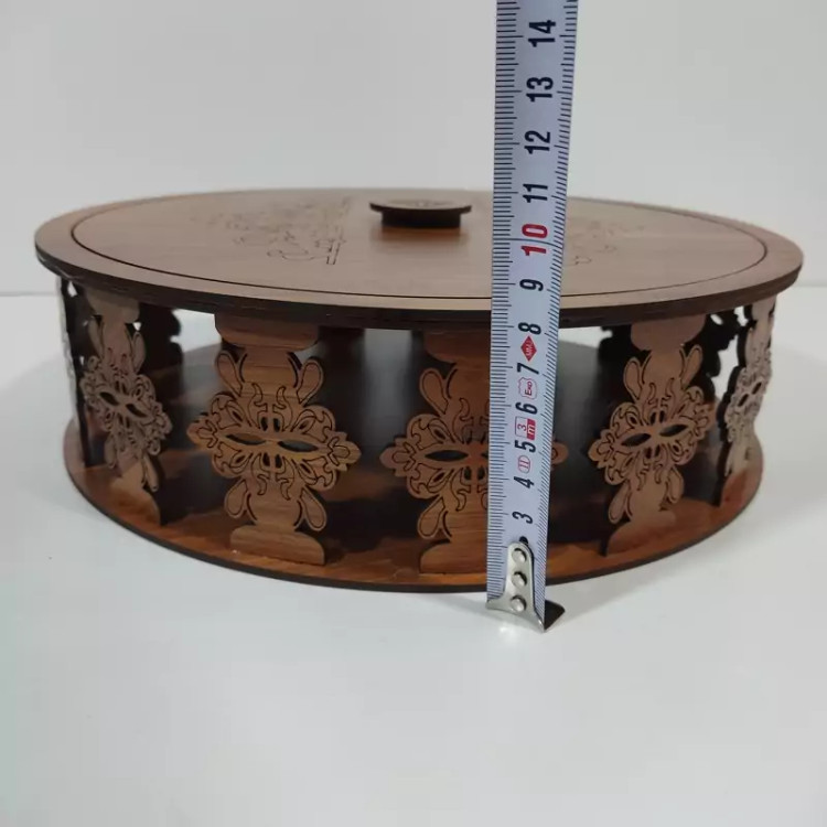 ظرف سرو مدل فینگر فود باطرح سلیمی روی در و دیواره از ام دی اف 3میل با کد B-56