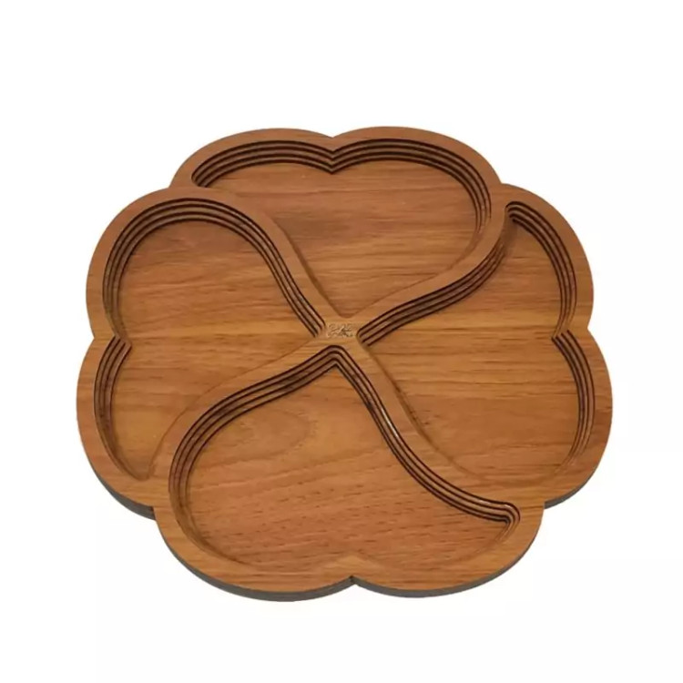 اردوخوری مدل چوبی ام دی اف 3 میل دارای چهار قسمت با کد C-22