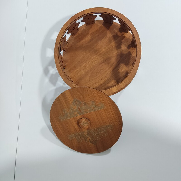 ظرف سرو مدل فینگر فود باطرح سلیمی روی در و دیواره از ام دی اف 3میل با کد B-56