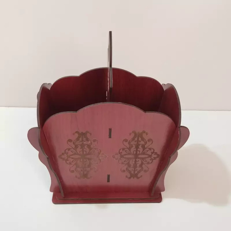 جای قاشق و چنگال دوقسمتی دسته دار ام دی اف3میل باکدC-8