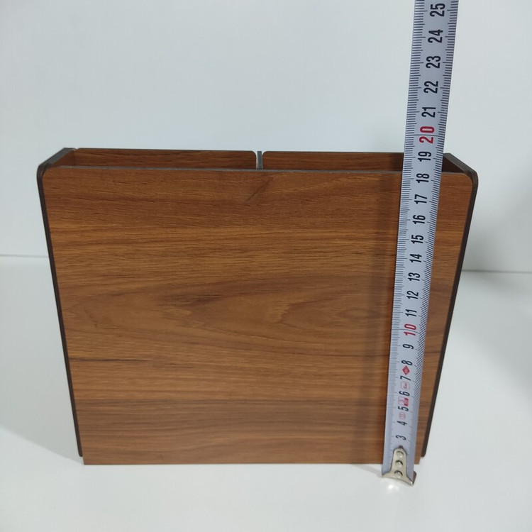 نظم دهنده لوازم آرایشی بهداشتی (چوبی) 2کشویی مدل f-8 رنگ طرح چوب (فندوقی)