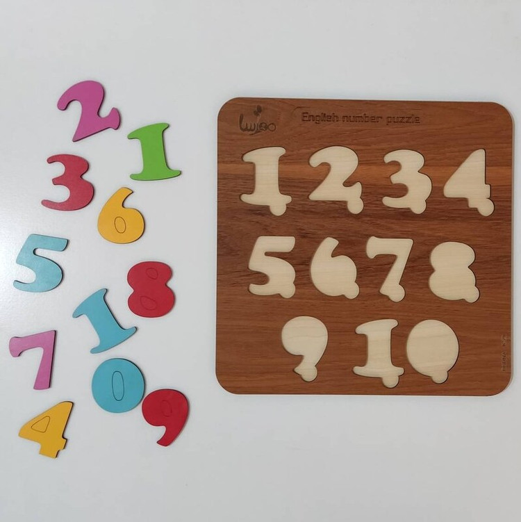 بازی آموزشی و سرگرمی پازل اعداد 1تا10 از ام دی اف سه میل با کد K-29