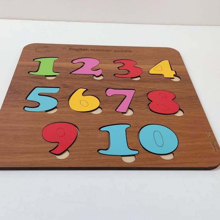 بازی آموزشی و سرگرمی پازل اعداد 1تا10 از ام دی اف سه میل با کد K-29