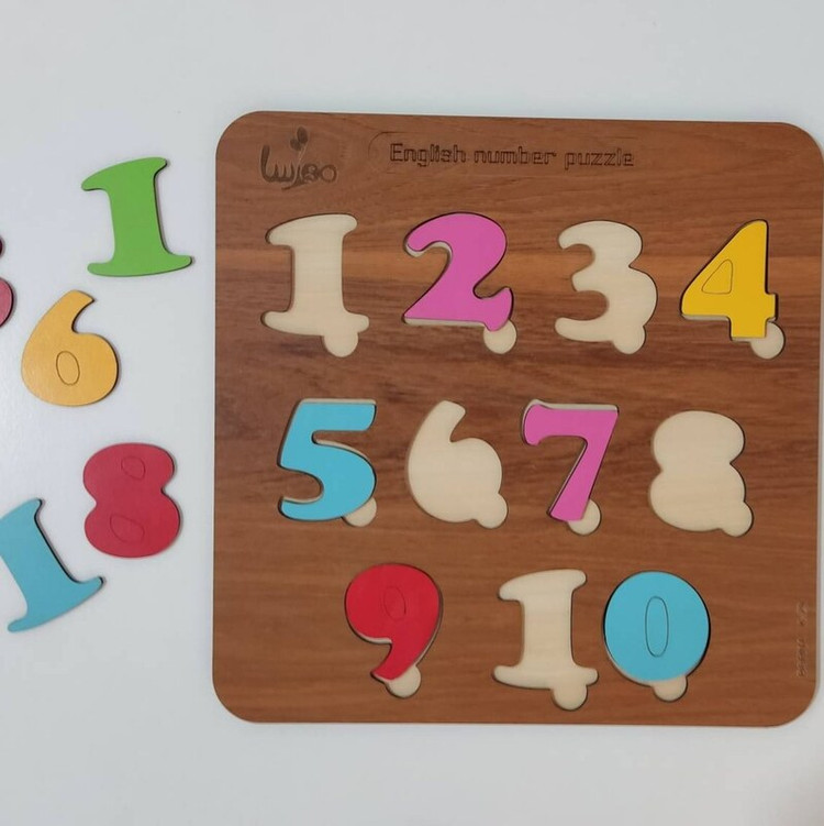 بازی آموزشی و سرگرمی پازل اعداد 1تا10 از ام دی اف سه میل با کد K-29