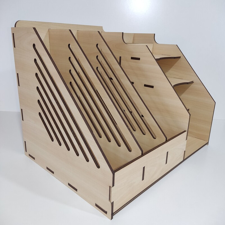 نظم دهنده 3خانه کتاب و 5خانه لوازم التحریر (چوبی) افرا3