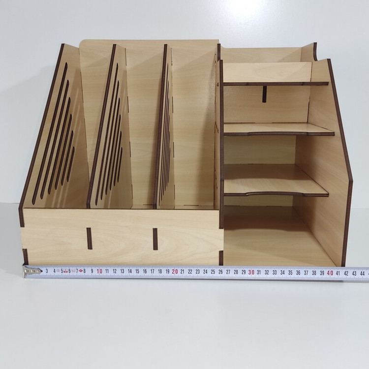 نظم دهنده 3خانه کتاب و 5خانه لوازم التحریر (چوبی) افرا6