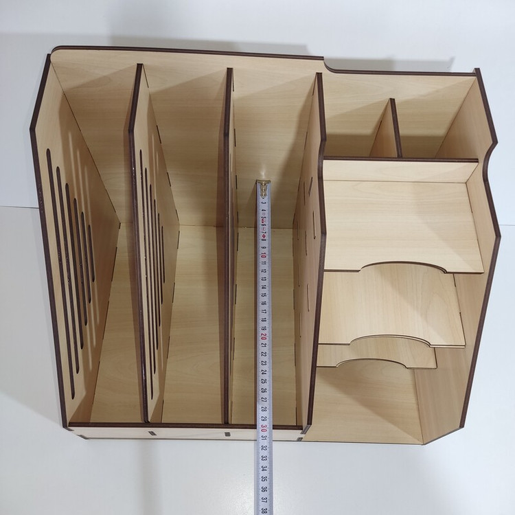 نظم دهنده 3خانه کتاب و 5خانه لوازم التحریر (چوبی) افرا7