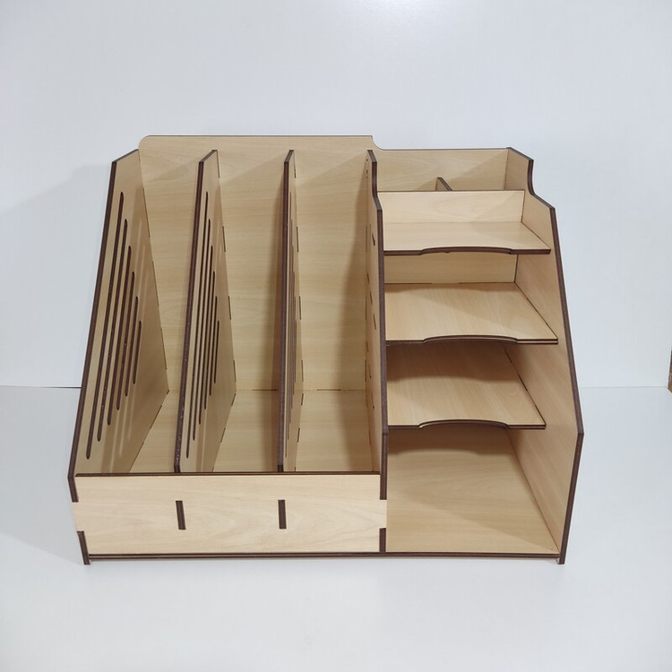 نظم دهنده 3خانه کتاب و 5خانه لوازم التحریر (چوبی) افرا8