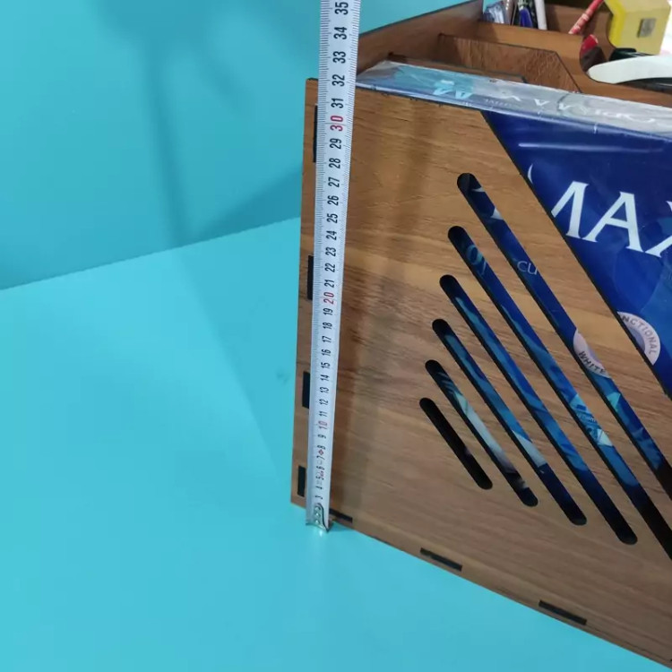 نظم دهنده 3خانه کتاب و 5خانه لوازم التحریر (چوبی) قهوه ای9