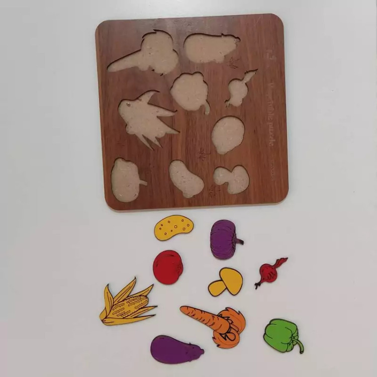 بازی آموزشی مدل جورچین سبزیجات و صیفی جات کد k-38