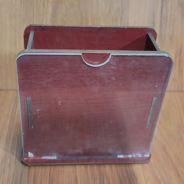 جامدادی رو میزی چوبی ام دی اف سه میل - همراه با جای عکس