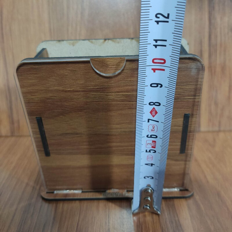 جامدادی رو میزی چوبی ام دی اف سه میل - همراه با جای عکس