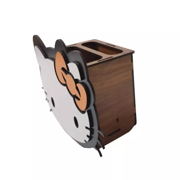 جامدادی رو میزی با طرح گربه (کیتی) با کد D-6