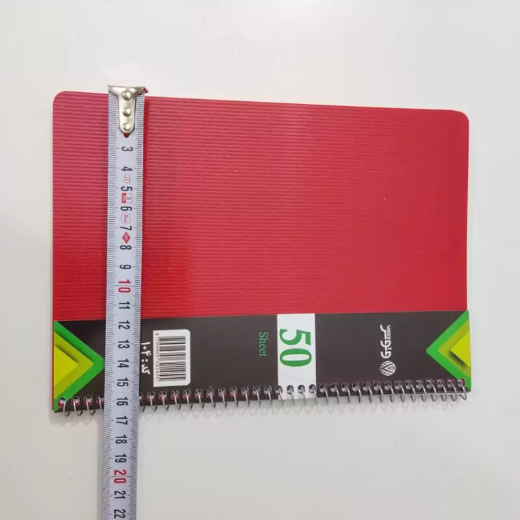 دفتر طلقی تک رنگ 50برگ و 100برگ