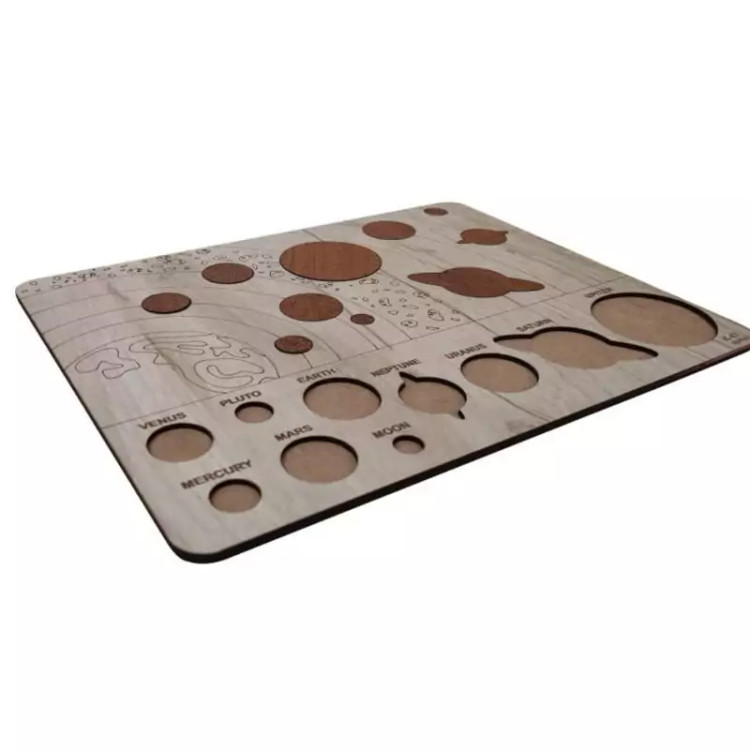 بازی آموزشی مدل جورچین طرح سیاره منظومه شمسی ام دی اف کد k-47