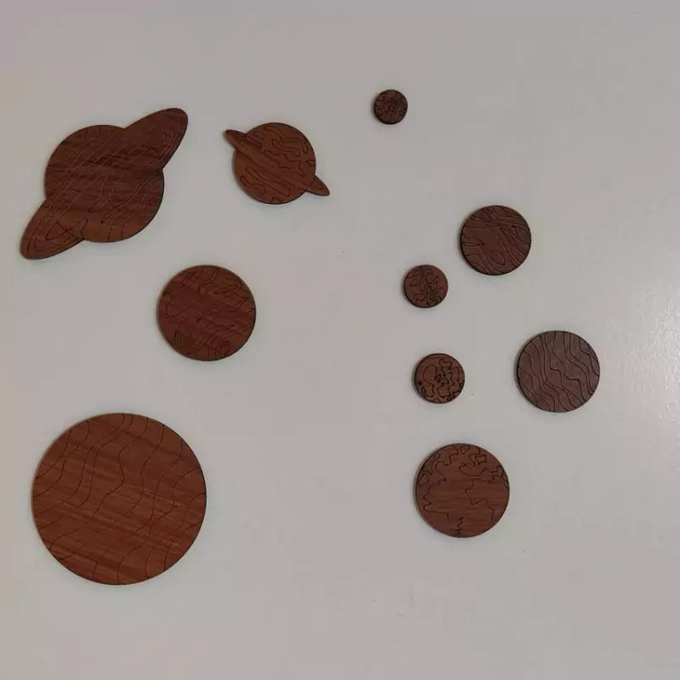 بازی آموزشی مدل جورچین طرح سیاره منظومه شمسی ام دی اف کد k-47