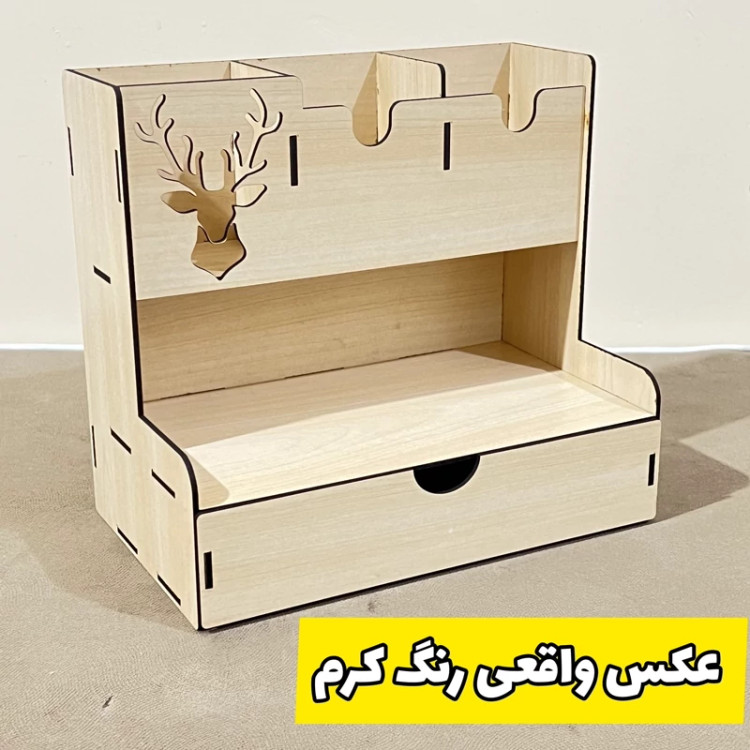 جامدادی رومیزی طرح گوزن کد d-65