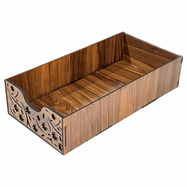 فایل کشویی چهارطبقه طرح گل کد f-28