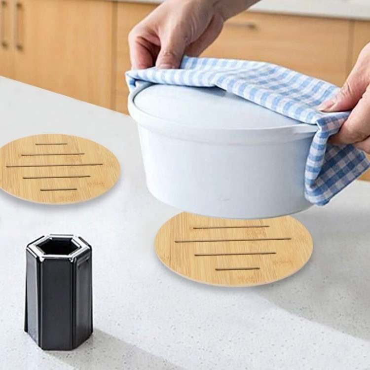 زیر دیگی دایره ای24سانتی بسته ی 2عددی کد c-84