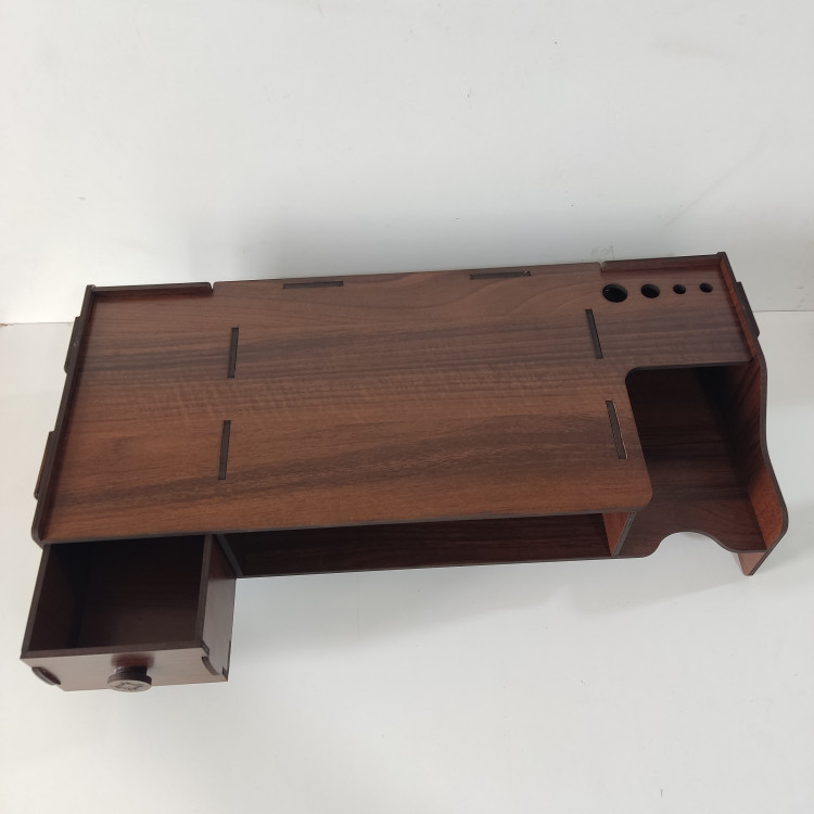استند زیر مانیتوری دارای کشو و نظم دهنده ی وسایل کد E-31